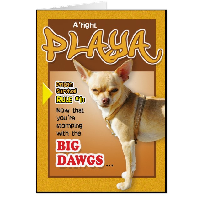 Cartões da prisão - Dawg superior (Frente)