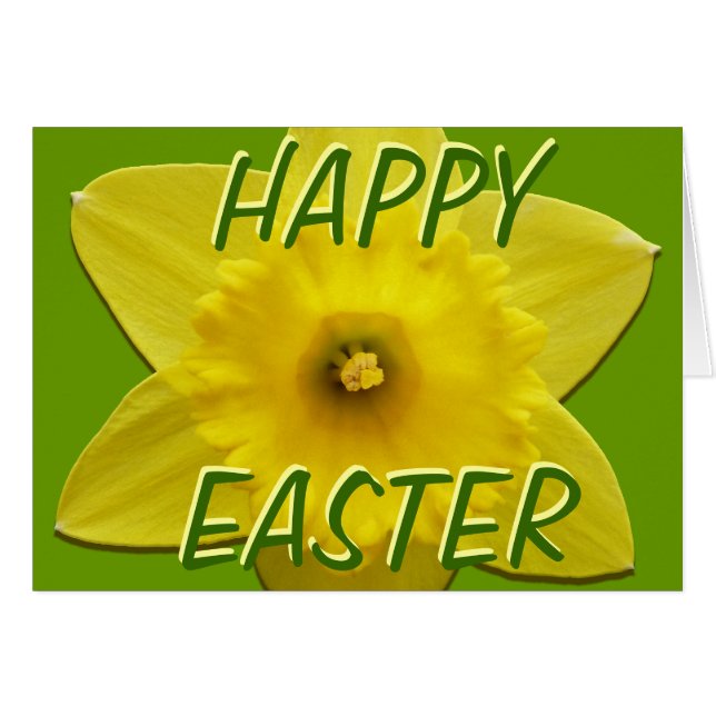Cartões Daffodil Cartões De Flor Daffodil Personal (Frente Horizontal)