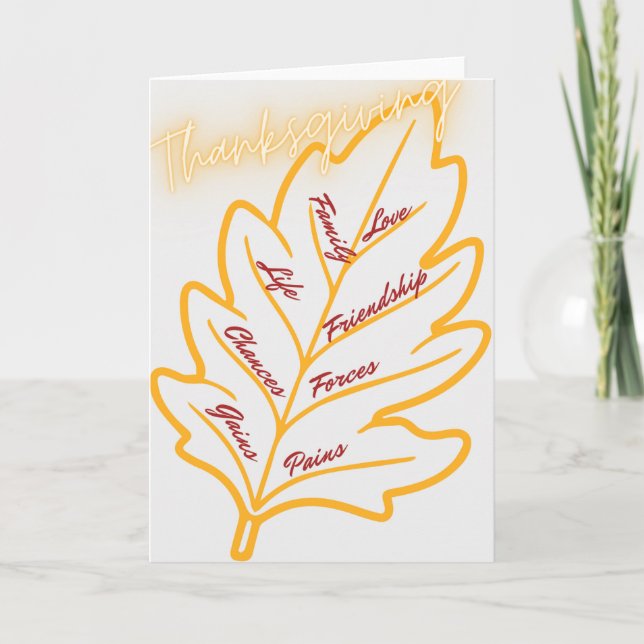 Cartões de Ação de Graças 07 (Frente)