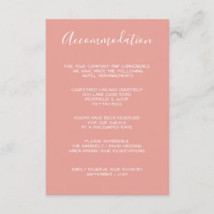 cartões de acomodação Monogram Crest Gold Blush