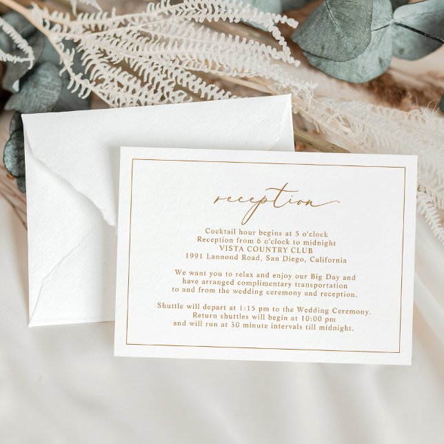 Cartões de Acompanhamento de Recepção de Casamento (Criador carregado)
