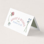 Cartões De Aconselhamento Floral Selvagem De Color<br><div class="desc">Cartões Aconselhamento Floral Selvagens de Coloração Pastel,  da Loja de Cartão de visita.</div>