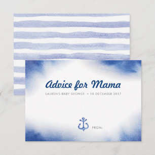 Cartões de aconselhamento sobre Chá de fraldas ver