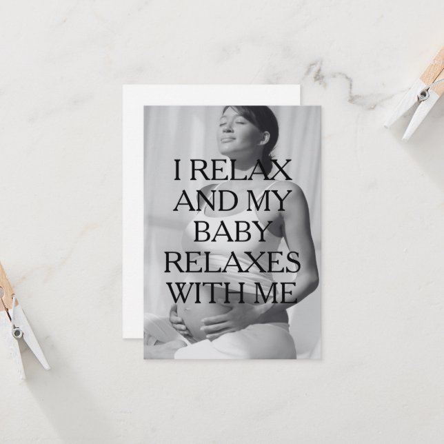 cartões de afirmação de nascimento (Frente/Verso In Situ)