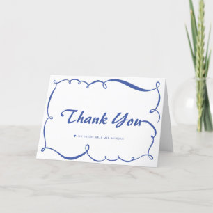 Cartões de Agradecimento Caprichosos Doodle Modern