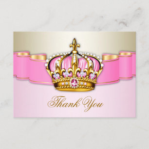 Cartões de Agradecimento da Princesa