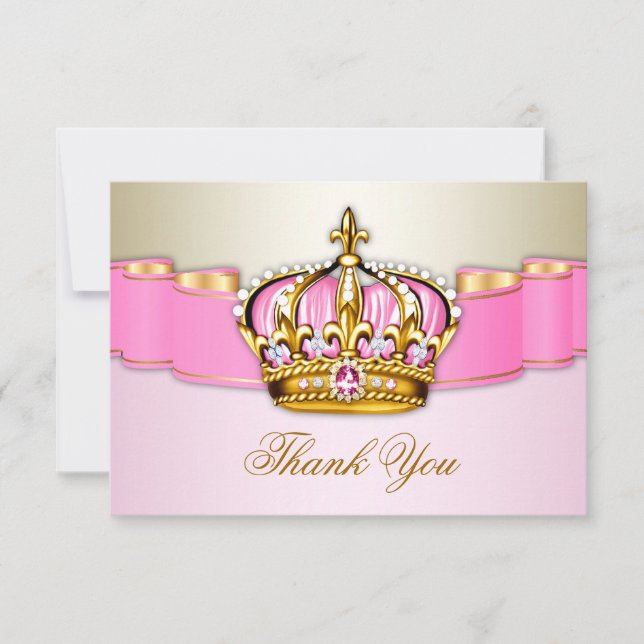 Cartões de Agradecimento da Princesa (Frente)