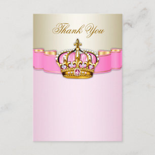 Cartões de Agradecimento da Princesa