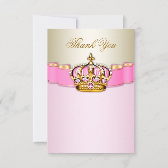 Cartões de Agradecimento da Princesa (Frente)