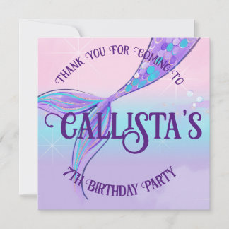 Cartões de Agradecimento da Sereia Magnética