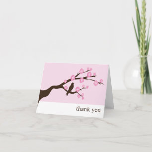 Cartões de Agradecimento das Flores de Cerejeira