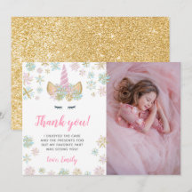 Cartões de agradecimento de aniversário de inverno