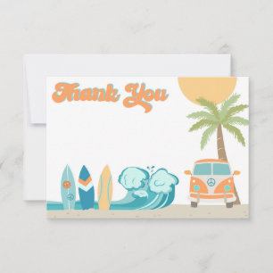 Cartões de agradecimento de aniversário na Surf Be