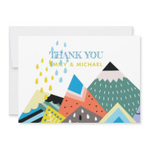 Cartões de Agradecimento de Arte Popular Escandina