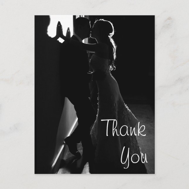 Cartões de Agradecimento de Casamento (Frente)