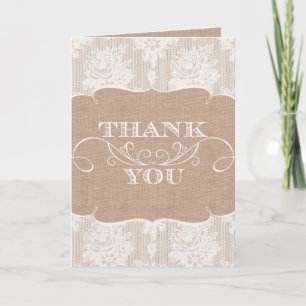 Cartões de Agradecimento de Casamento com Impressã