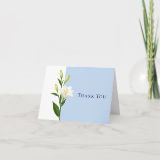 Cartões de Agradecimento de Casamento Dusty Blue W