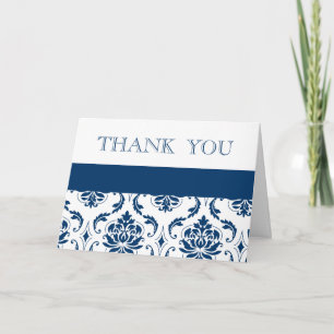 Cartões de Agradecimento de Casamento em Damask Az