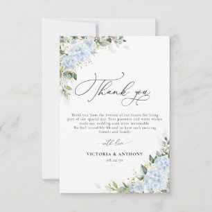 Cartões de Agradecimento de Casamento Florais Hort