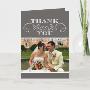Cartões de Agradecimento de Casamento Redemoinho C