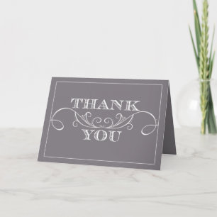 Cartões de agradecimento de casamento redemoinho c