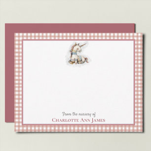 Cartões de Agradecimento de Chuveiro de Bebê Unicó