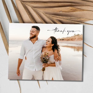 Cartões de Agradecimento de Fotos de Casamento Sim