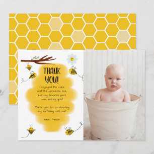 Cartões de Agradecimento de Fotos de Festa de Aniv