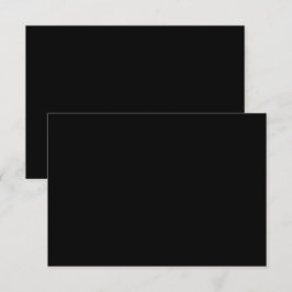 Cartões de Agradecimento de Luxo Preto com Foto