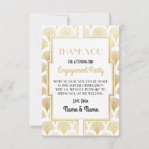 Cartões de Agradecimento de Noivado Casamento Anos