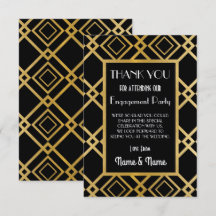 Cartões de Agradecimento de Noivado e Casamento Ar