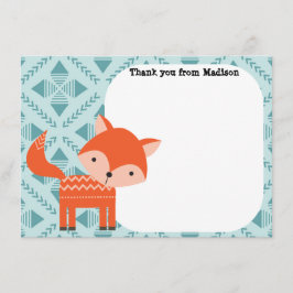 Cartões de Agradecimento de Painel Plano Infantil 