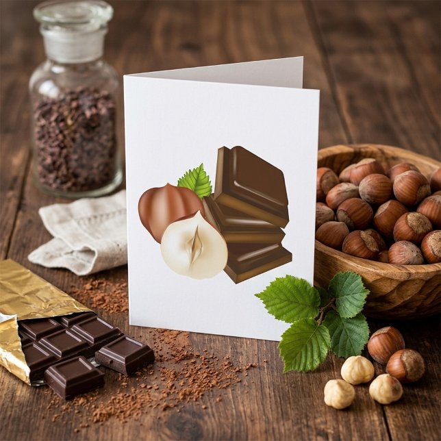 Cartões de Agradecimento de Peças de Chocolate (Criador carregado)
