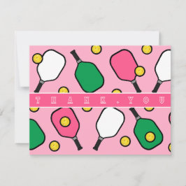 Cartões de Agradecimento de Pickleball