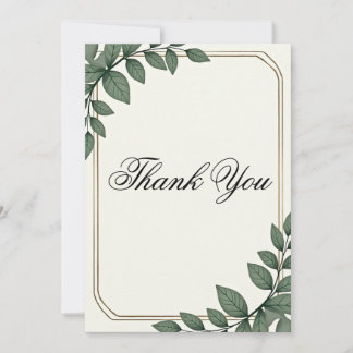 Cartões de Agradecimento Elegantes Personalizáveis