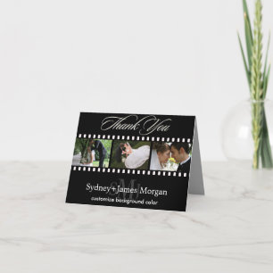 Cartões de Agradecimento, fotos de casamento + mon