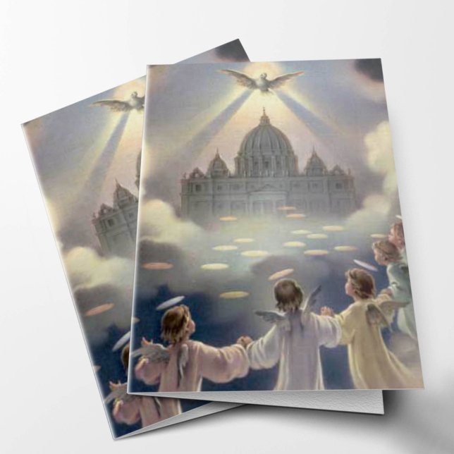 Cartões De Agradecimento Funcional | Acredito no E (I believe in the Holy Spirit Condolence Bereavement Sympathy Thank You Card)