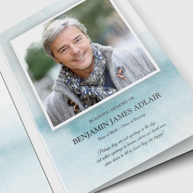 Cartões De Agradecimento Funcional | Lavagem De Co (Sympathy Photo Celebration of Life, In Loving Memory, Forever in our Hearts Funeral thank you cards)