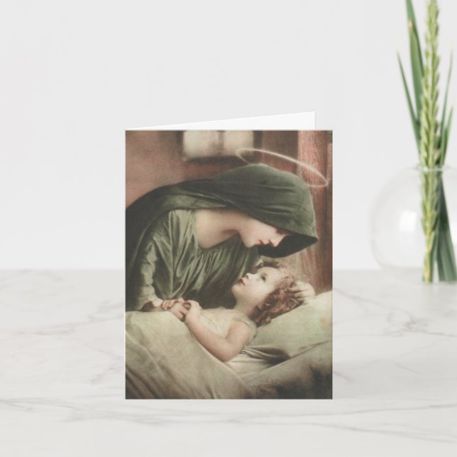 Cartões De Agradecimento Funcional | Mãe Mary 2 (Frente)