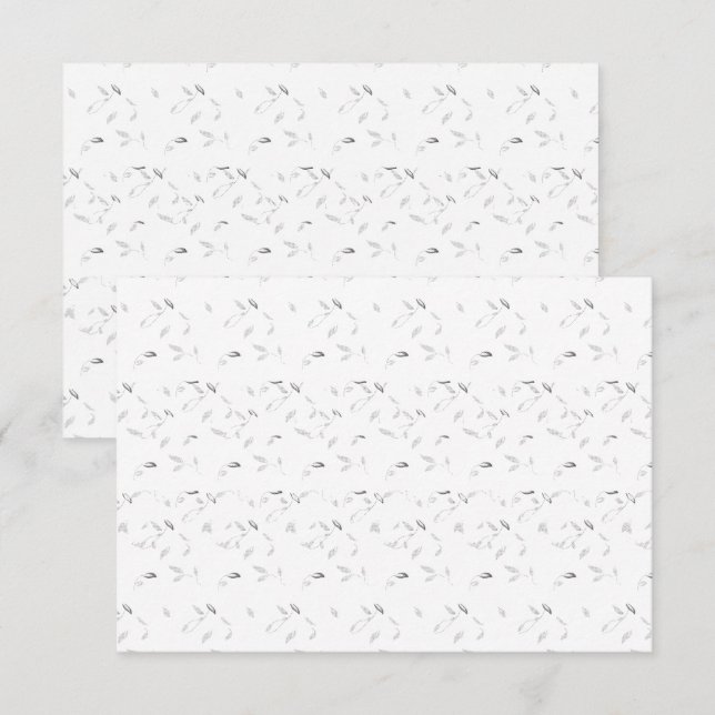 Cartões de Agradecimento Minimalistas Elegantes de (Frente/Verso)