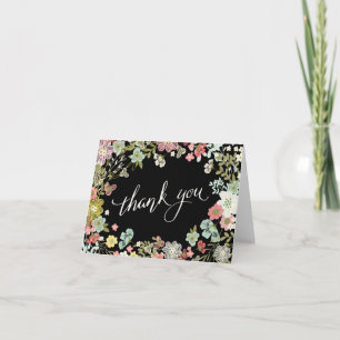 Cartões de Agradecimento para Casamento no Jardim