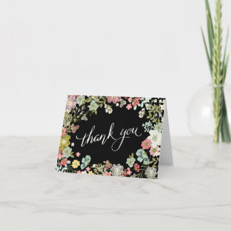 Cartões de Agradecimento para Casamento no Jardim