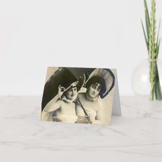 Cartões de Agradecimento para Chá de Noiva Estilo  (Frente)