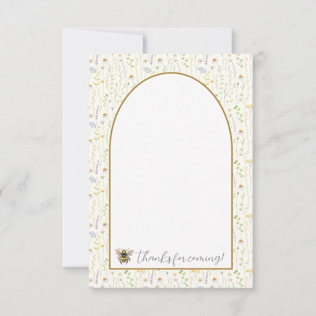 Cartões de Agradecimento para Primeiro Aniversário (Frente)