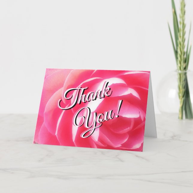 Cartões de agradecimento personalizados (Frente)