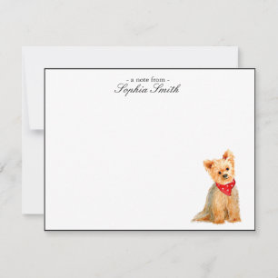 Cartões de agradecimento personalizados de Yorkshi