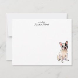 Cartões de Agradecimento Personalizados Flat Frenc