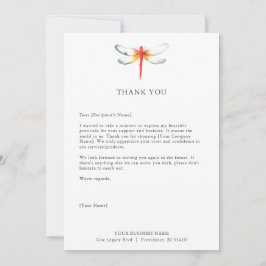 Cartões de agradecimento Personalizados para Drago