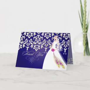 Cartões de Agradecimento PixDezines Bride2B