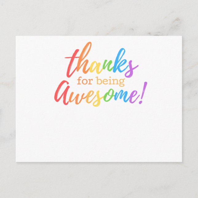 Cartões de agradecimentos (Frente)